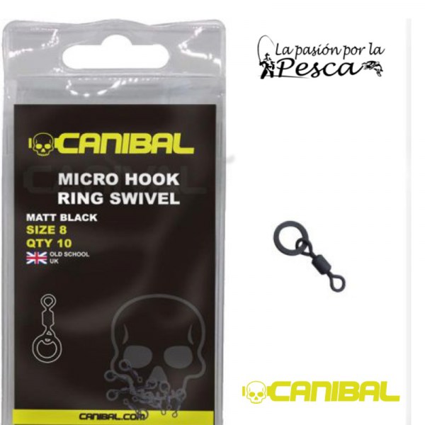 CANIBAL Micro Hook Ring Swivel N 20 10 UND